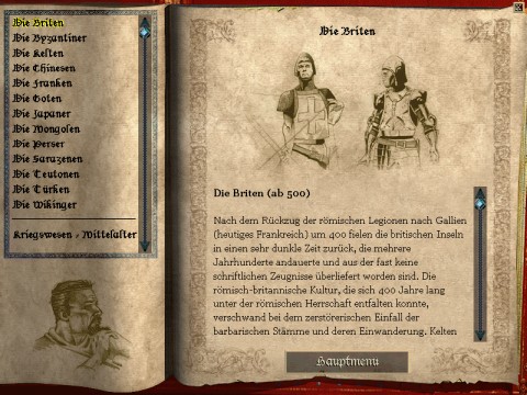 Screenshot: Obwohl primär zur Unterhaltung gedacht, hat jedes Spiel auch Informationen zum geschichtlichen Hintergrund parat