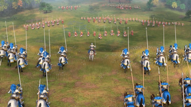 Screenshot: Microsoft und Relic geizten lange mit echtem Gameplay zu Age of Empires 4, stattdessen gab es schnell geschnittene, cineastische Szenen