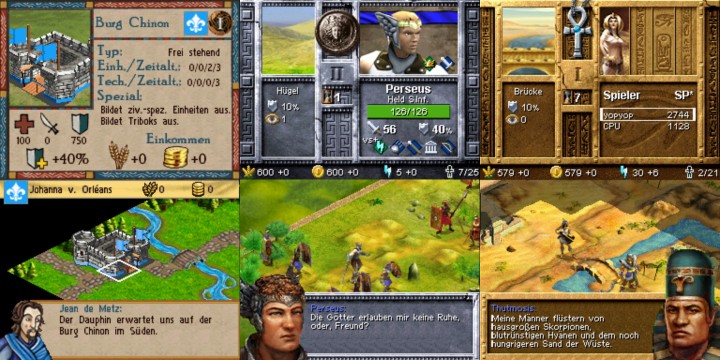 Screenshot: Die beiden Spiele auf dem DS erzählen ihre Geschichten sehr textlastig