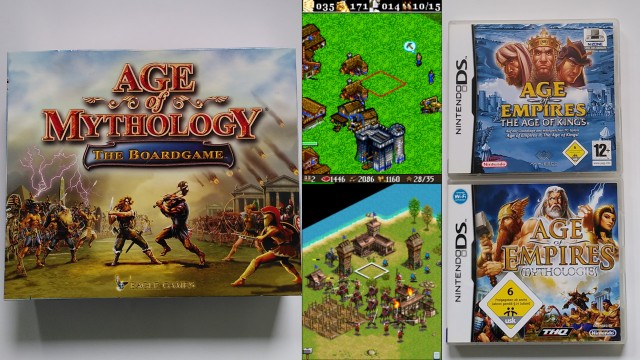Screenshot: Microsoft versuchte so einiges, die Marke Age of Empires in anderen Gefilden zu etablieren: als Brettspiel, auf Feature-Phones und auf einem beliebten Nintendo-Handheld
