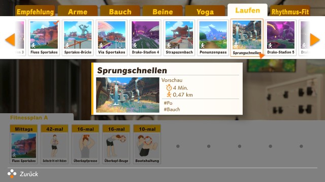 Screenshot: Im freien Modus kann ich mir mein Programm ganz, wie ich es will zusammenstellen.