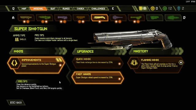 Screenshot: Upgrades gibt es viele, die dazu in verschachtelten Menüs zu finden sind