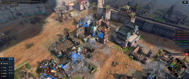 Screenshot: Kein Age of Empires ohne Kriegselefanten - und die Räumen in der gegnerischen Basis ordentlich auf