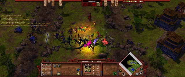 Screenshot: Große Schlachten mit vielen, auch mystischen Einheiten, gibt es auch im DLC Tale of the Dragon