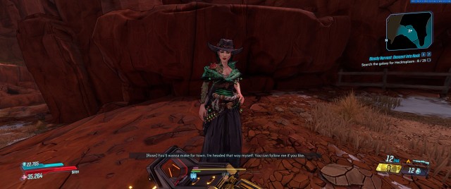 Screenshot: Rose ist der Antagonist des DLCs und wird ungewöhnlich vorgestellt