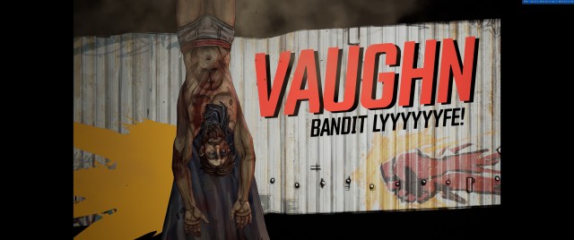 Screenshot: Die Vorstellung der Charaktere setzt auf die bekannten Character-Shots. Wie hier Vaughn aus Tales from the Borderlands