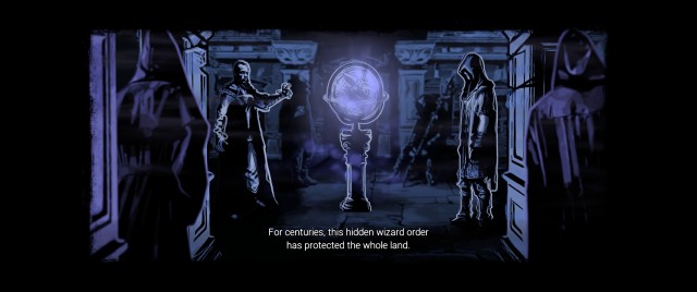 Screenshot: Gezeichnete Zwischensequenzen treiben die papierdünne Story voran