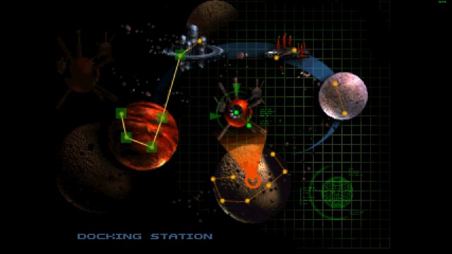 Screenshot: In Quake64 wird der Weg des Soldaten auf einer Karte dargestellt