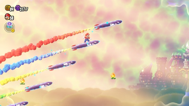 Screenshot: Torpedo Teds gibt es in Wonder nicht nur unter Wasser, sondern auch als Ritt durch den Himmel