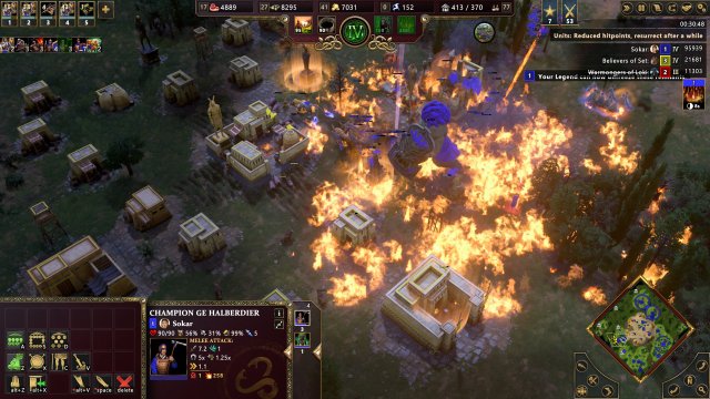 Screenshot: Feuerregen und ein Titan zusammen sind kaum eine Basis gewachsen