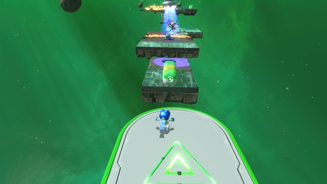 Screenshot: Die versteckten Challenge-Levels sind knackig schwer. Ich habe nur die ersten gespielt.