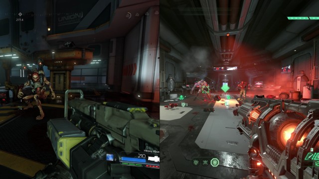 Screenshot: Doom (2016) und Doom Eternal