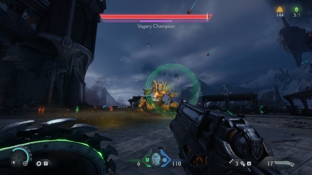 Screenshot: Bosskämpfe sind in den ersten zwei Drittel des Spiels selten, die Gegner werden in schwächeren Versionen wiederverwendet