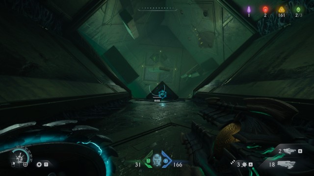 Screenshot: In den Cosmic-Realm-Level gibt es Rätsel mit unrealistischer und nutzen surreale Architektur