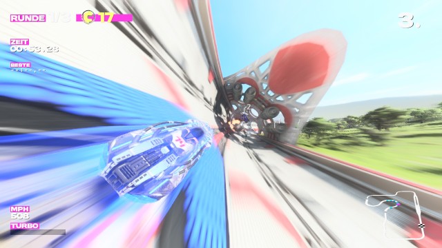 Screenshot: Rennszene aus Fast Fusion