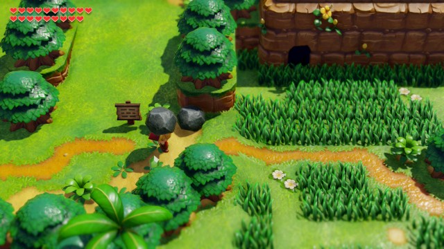 Screenshot: An dieser Stelle hatte das Remake von Links Awakening auf der Switch 1 immer einen kleinen Einbruch der Framerate, der auf dem Nachfolger nicht mehr auftritt