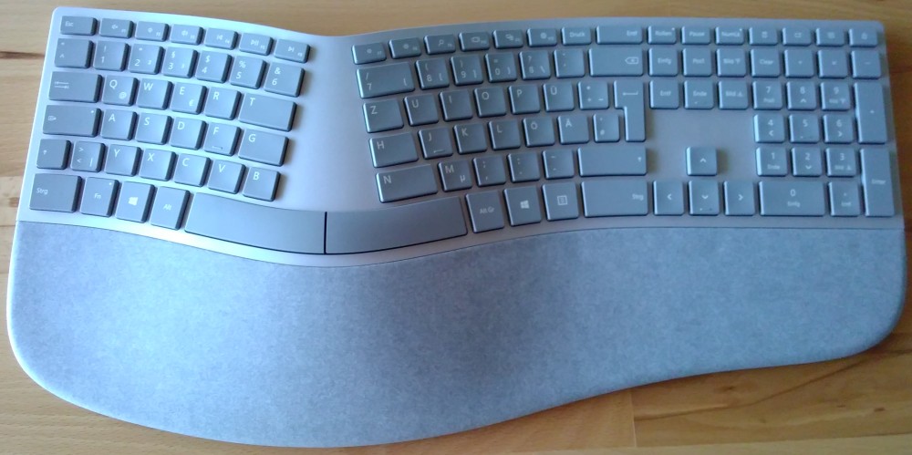 microsoft surface ergonomic keyboard driver