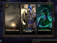 Warcraft 3 Reforged Campaign Menu